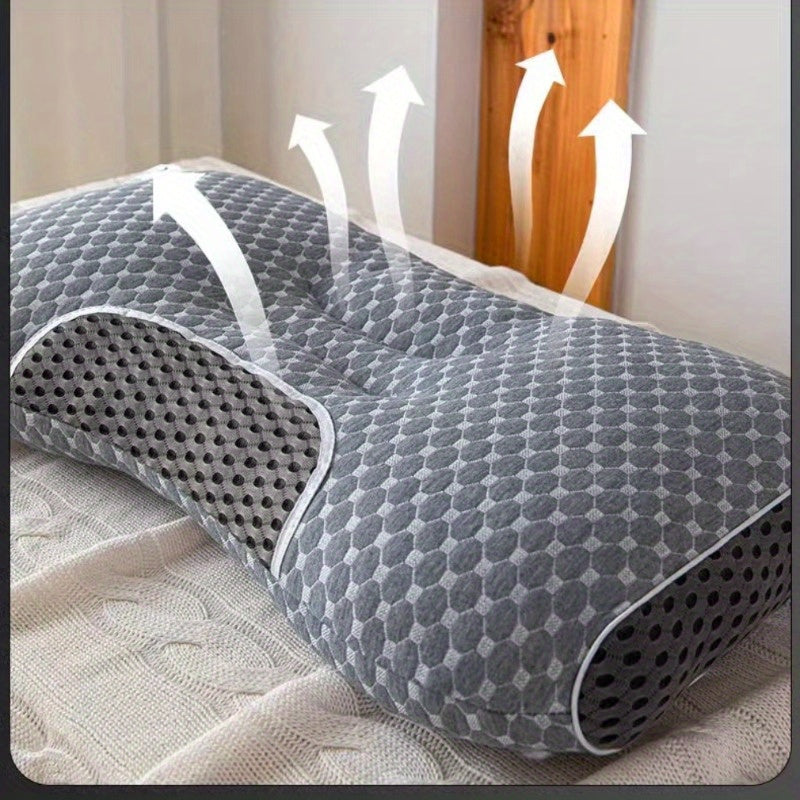 Nakkepude til Ryg- og Mavesovende med Ergonomisk Design 4