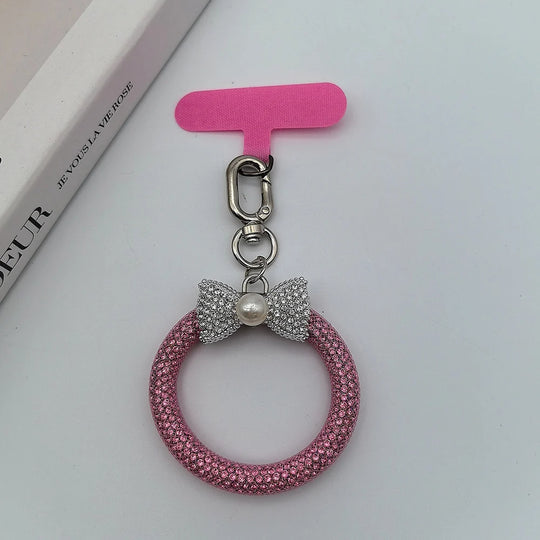 Nøglering med Rhinestone Sløjfe til Kvinder 10