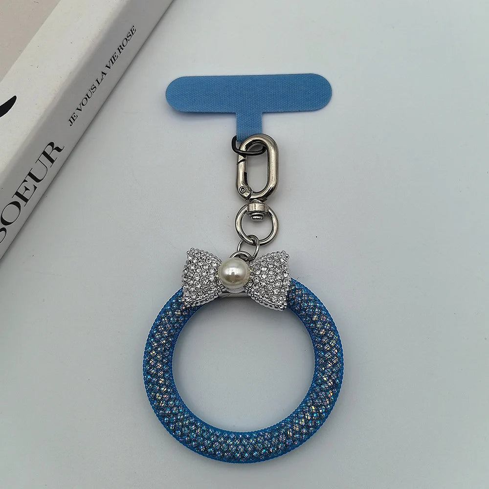 Nøglering med Rhinestone Sløjfe til Kvinder 11