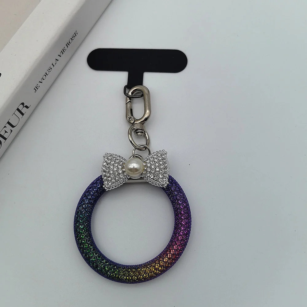 Nøglering med Rhinestone Sløjfe til Kvinder 12