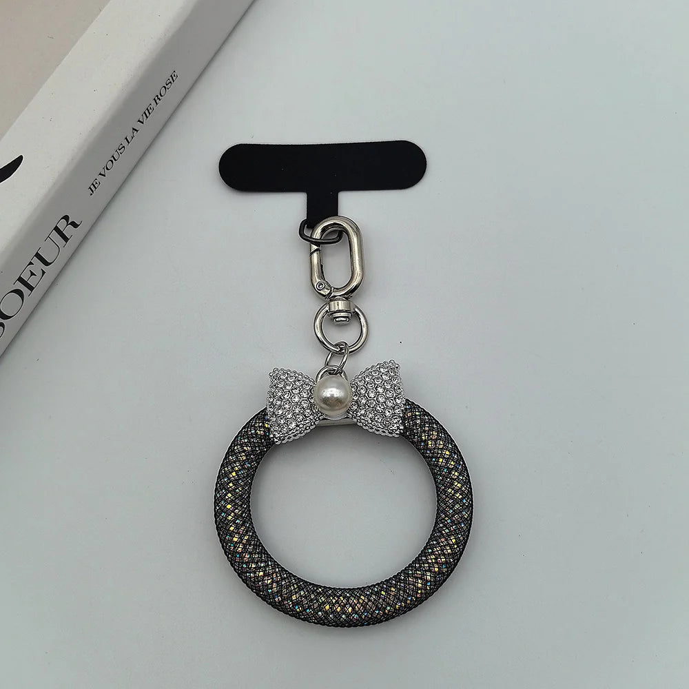 Nøglering med Rhinestone Sløjfe til Kvinder 14