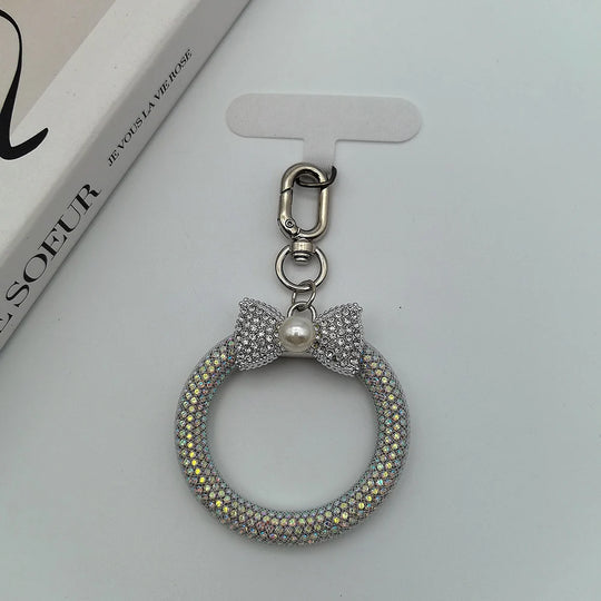 Nøglering med Rhinestone Sløjfe til Kvinder 5