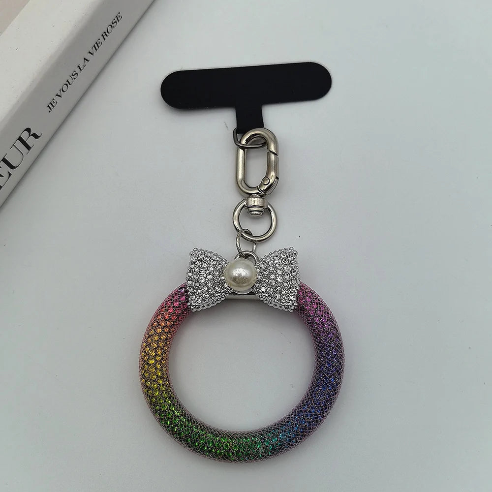 Nøglering med Rhinestone Sløjfe til Kvinder 6