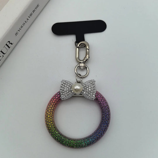 Nøglering med Rhinestone Sløjfe til Kvinder 6