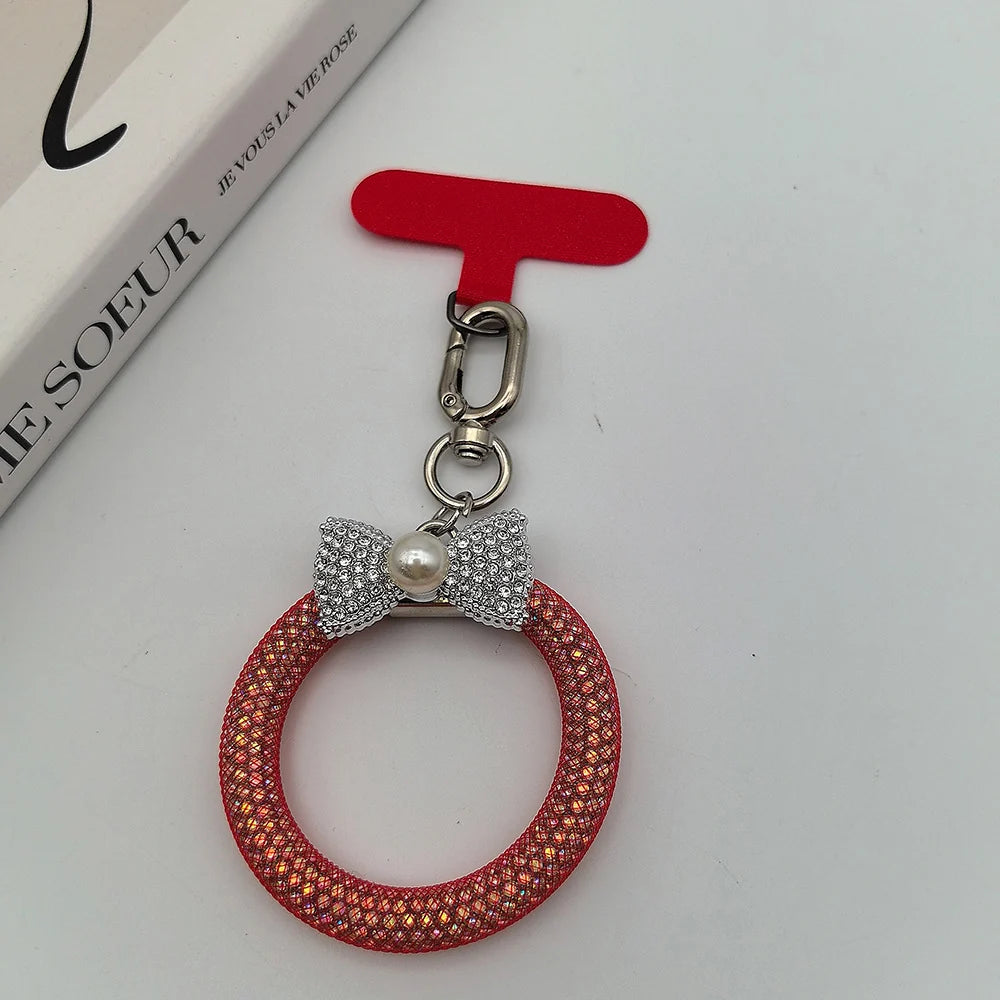 Nøglering med Rhinestone Sløjfe til Kvinder 8
