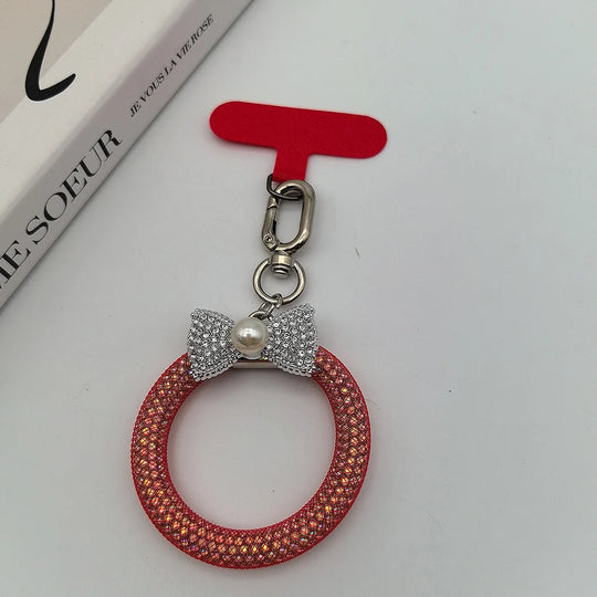 Nøglering med Rhinestone Sløjfe til Kvinder 8