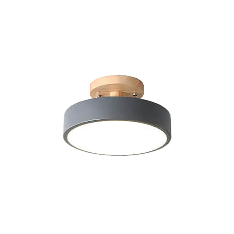 Nordic Log Rund Loftslampe Moderne 10