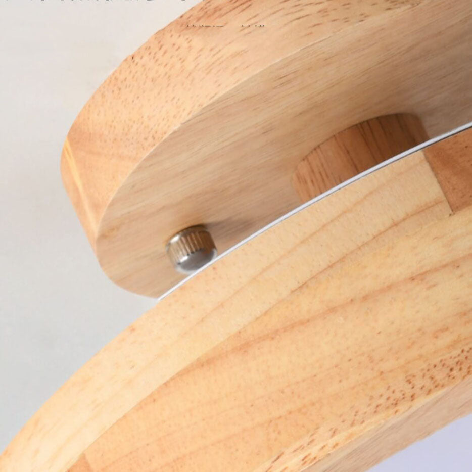 Nordic Log Rund Loftslampe Moderne 7