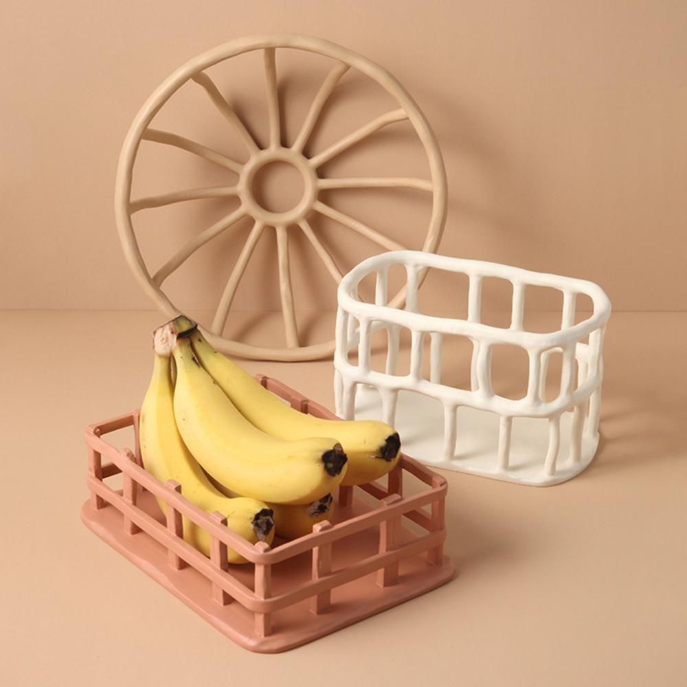 Nordic Resin Frugtskål Dekorativ 1
