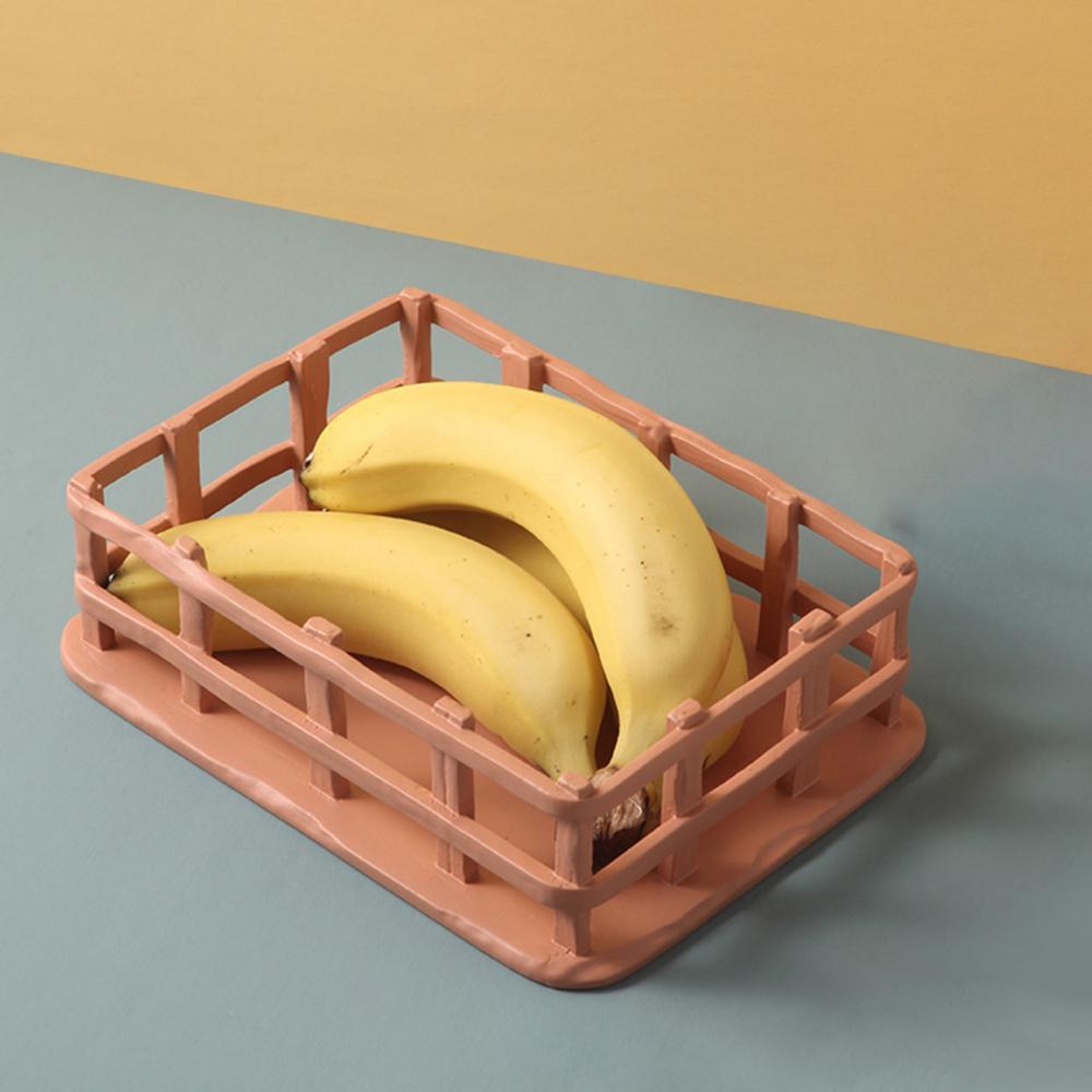 Nordic Resin Frugtskål Dekorativ 3
