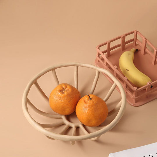 Nordic Resin Frugtskål Dekorativ 4
