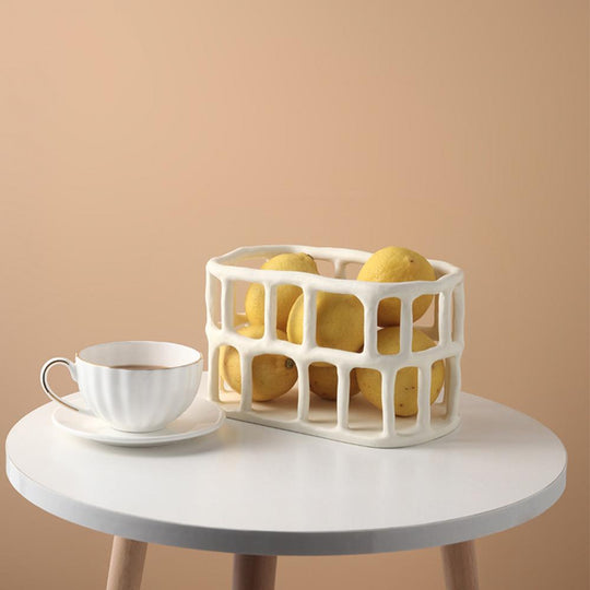 Nordic Resin Frugtskål Dekorativ 5