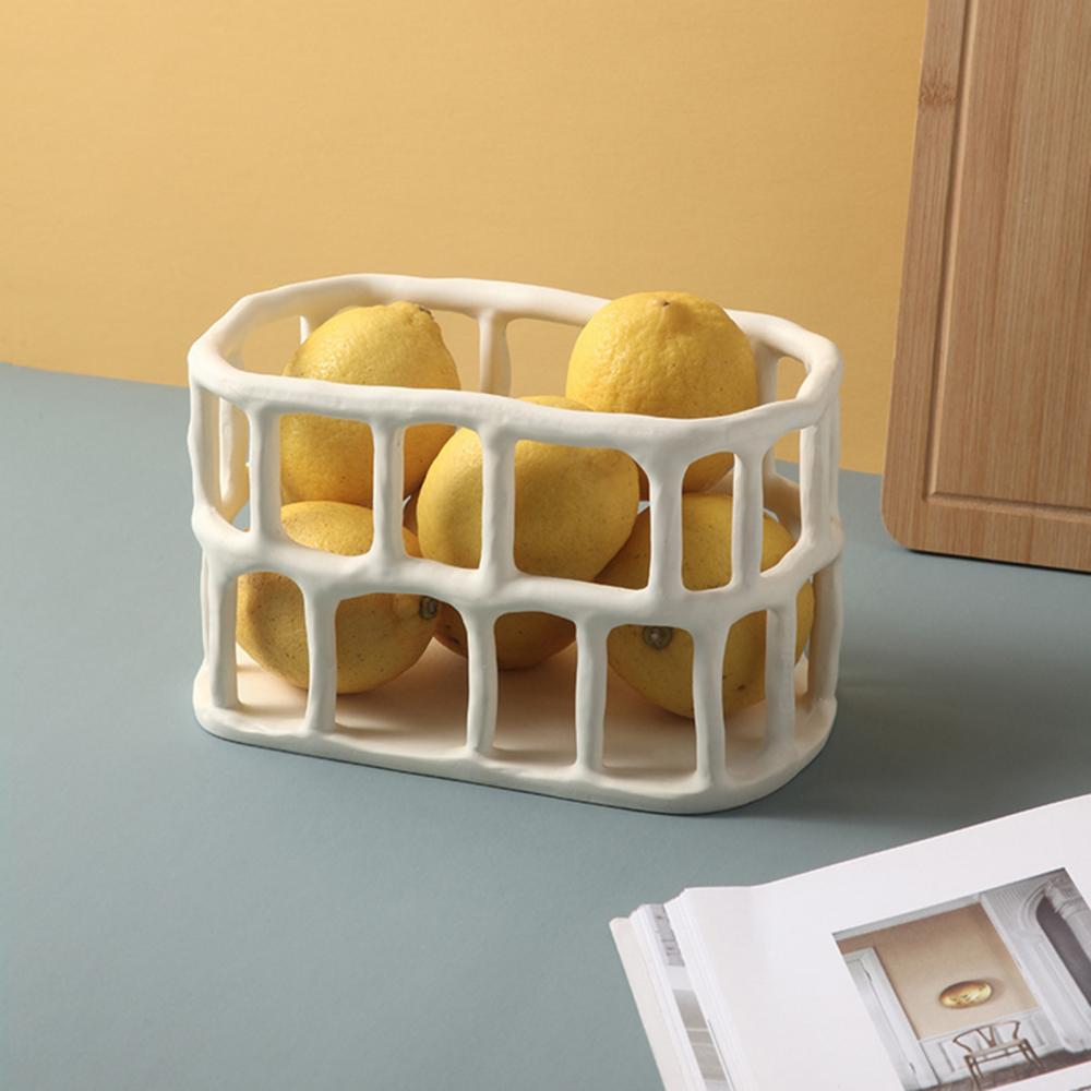 Nordic Resin Frugtskål Dekorativ 6