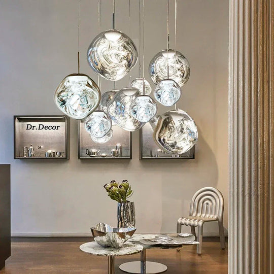 Pendel Lampe Skandinavisk Design Moderne Glas Belysning 1