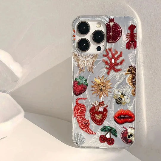 Phone Case med Personlighed og Malet Design til iPhone 6