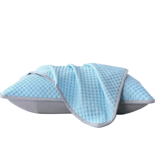 Pudebetræk 48x74 cm Ensfarvet Design med Kølende Effekt til Sommer 6