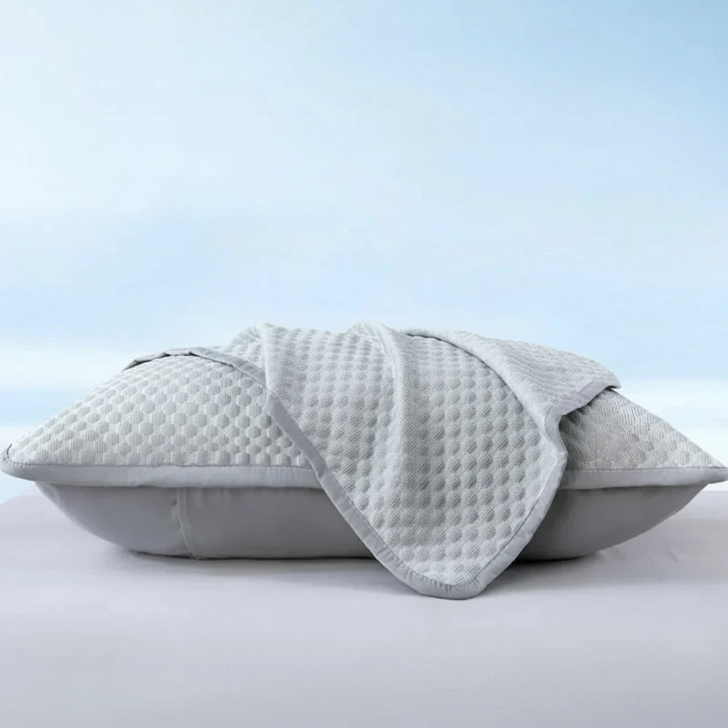Pudebetræk 48x74 cm Ensfarvet Design med Kølende Effekt til Sommer 7