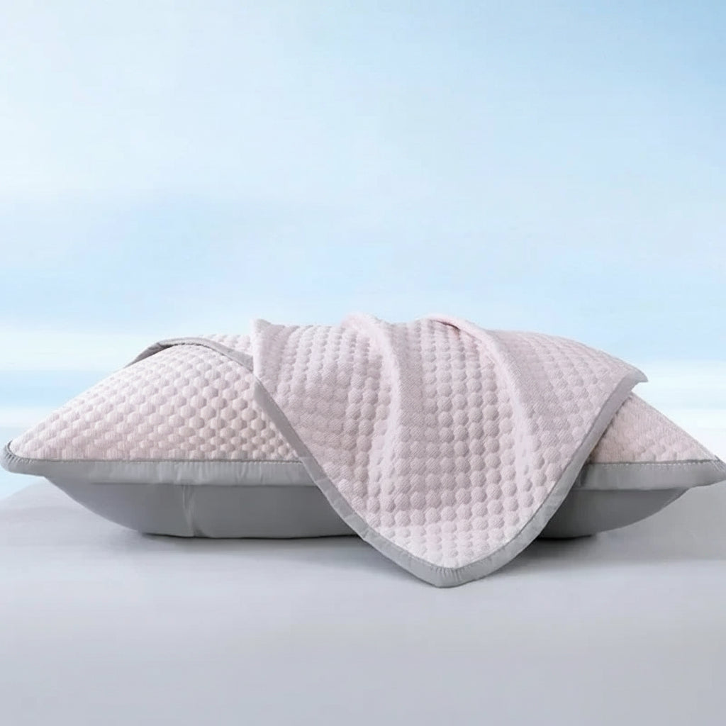 Pudebetræk 48x74 cm Ensfarvet Design med Kølende Effekt til Sommer 8