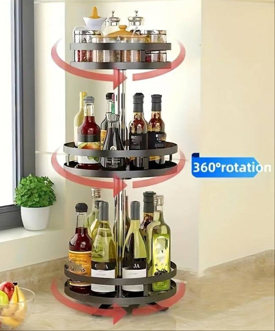 Roterende Opbevaringshylde 360° 4