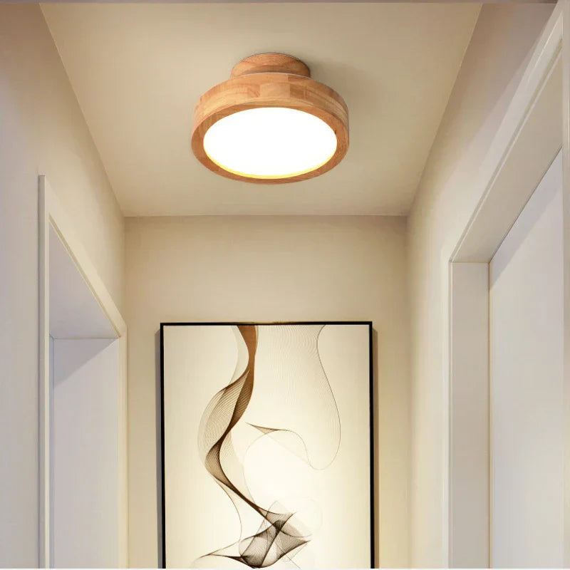Rund Loftslampe til Stue og Soveværelse i Minimalistisk Design 5