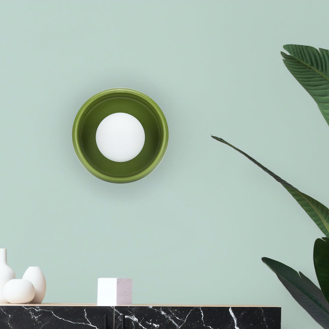 Rund Væglampe Circo Design - Moderne Belysning Til Stue 1