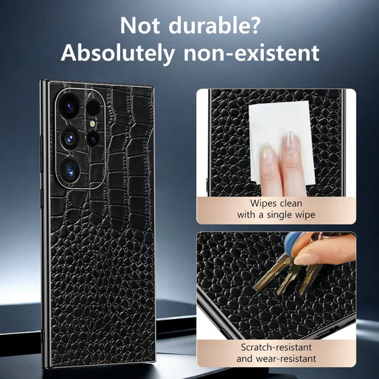 Samsung Galaxy S24/S25 Læder Etui med Fuld Beskyttelse 3