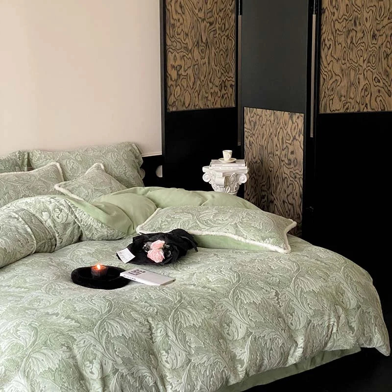 Sengetøjssæt til kvinder Jacquard Paisley Design 2