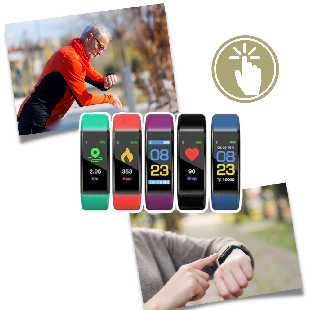 Senior Smartwatch Fitness Tracker Vandtæt 3