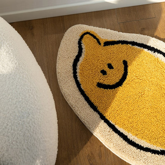 Skridsikker Badetæppe med Citrondesign til Hjemmet 1