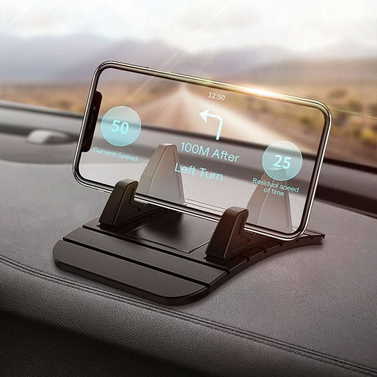 Skridsikker Mobilholder Til Bilen - Praktisk Smartphone Stander 0