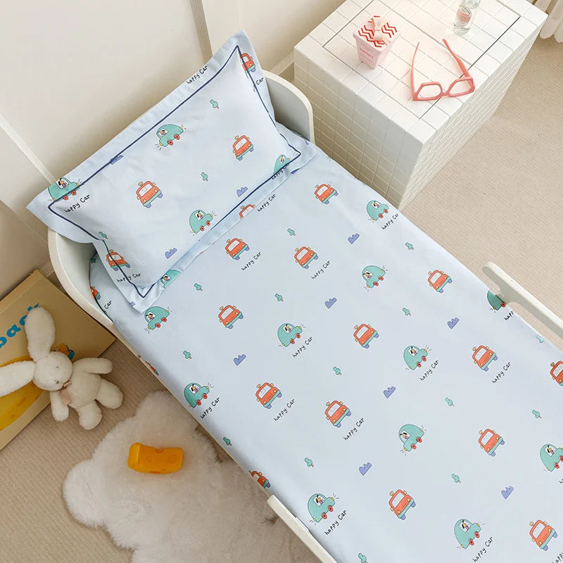 Småbørns Sengetøjssæt med Kaninprint og Åndbar Percale 2