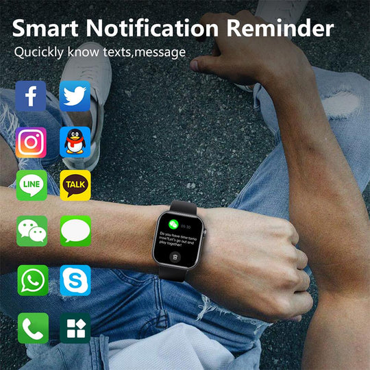 Smartwatch med Fitness Tracker og Sundhedsovervågning 3