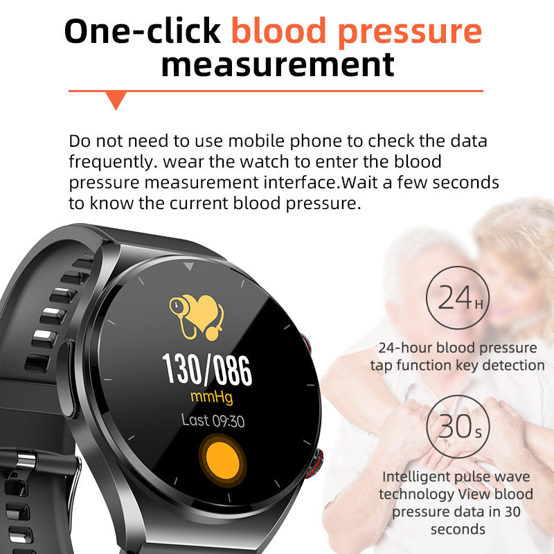 Smartwatch til sundhedsovervågning med EKG og puls 8