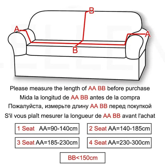 Sofa Cover Skræddersyet Fit 5
