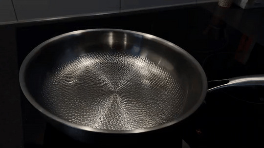 Stegepande Hamret Design Til Madlavning - Optimal Varmefordeling, Velegnet Til Induktion Og Gas 0