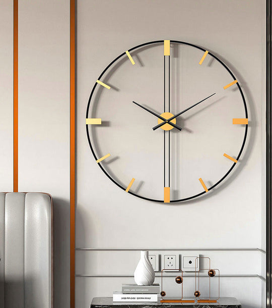 Stort Vægur med Tal til Stuen - Moderne Design 60 cm 3