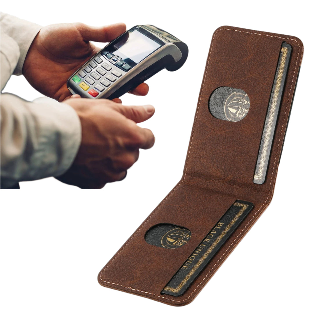 Telefoncover med Kaartholder i Læder 6