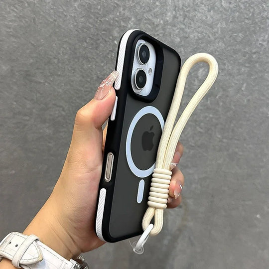 Telefoncover til iPhone med Lanyard og Magnetisk Design 2
