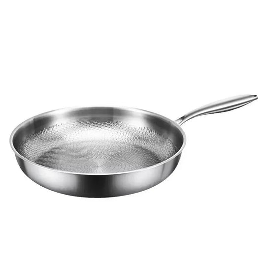 Titanium Stegepande til Induktionskogeplader Håndhamret Design 8