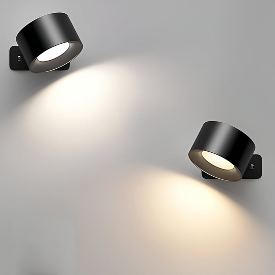 Trådløs Væglampe Dæmpbar Med 360° Roterbart Design 1