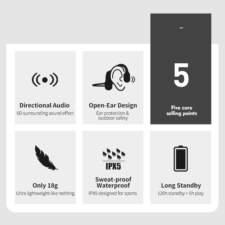 Trådløse Bluetooth Hovedtelefoner til Aktiv Livsstil 5
