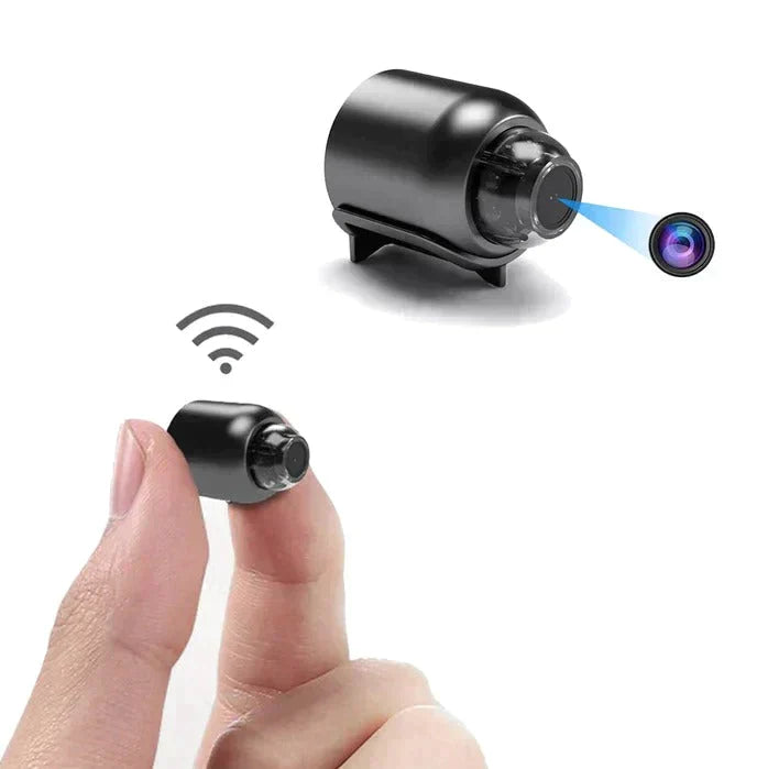 Trådløst Mini WiFi Sikkerhedskamera 2-pak med Vidvinkel og Nattesyn 4