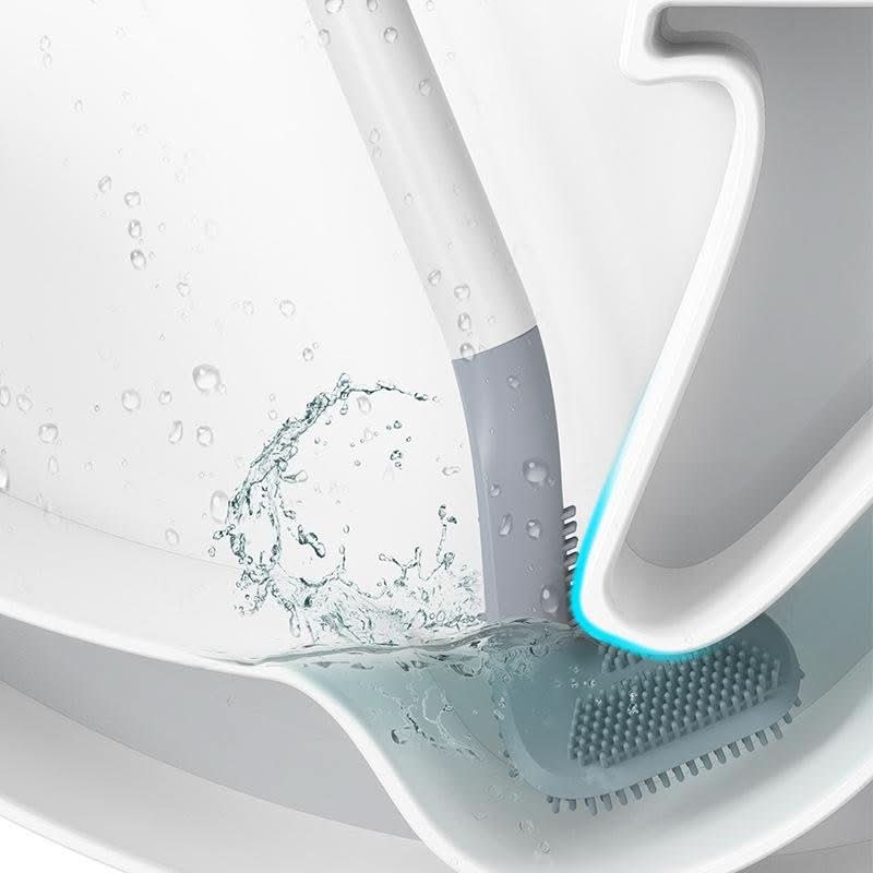 Trekantet Rengøringsbørste til Badeværelset med Ergonomisk Design 4