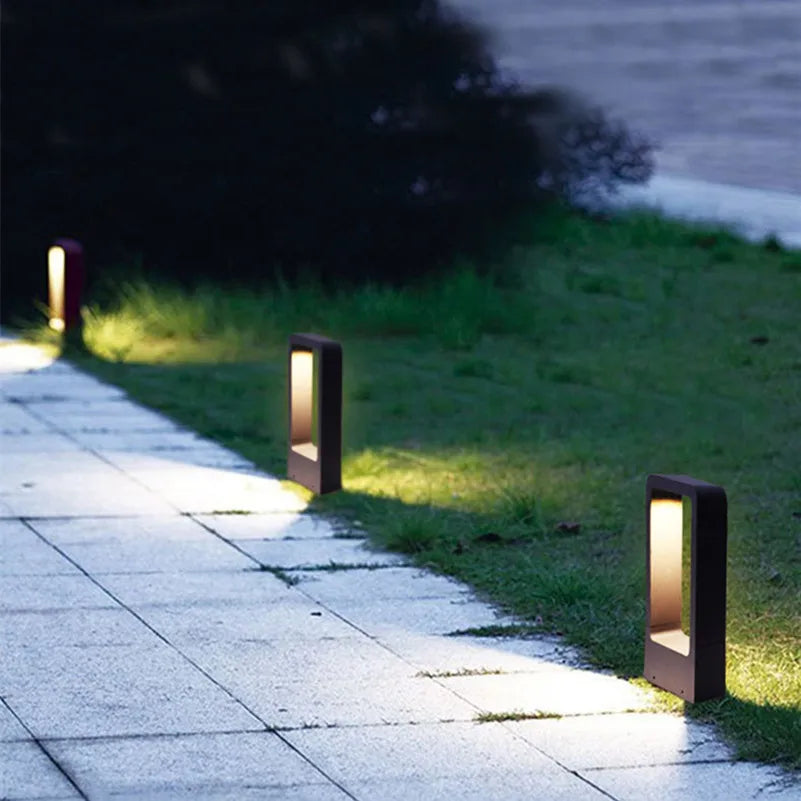 Udendørs LED Gulvbelysning Minimalistisk Design til Haven 0