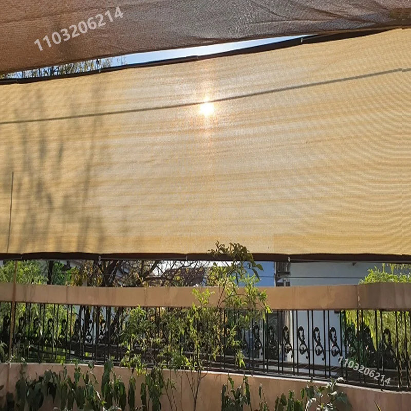 Udendørs Solsejl Net til Terrasse og Camping med UV-Beskyttelse 2