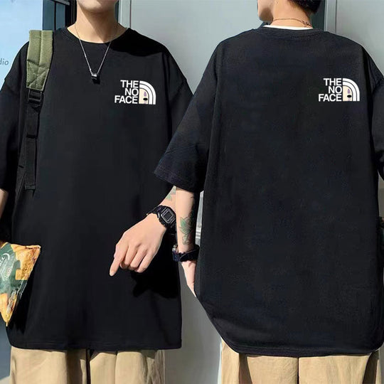 Unisex T-shirt uden ansigt med tryk