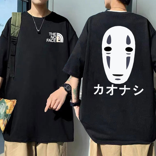 Unisex T-shirt uden ansigt med tryk