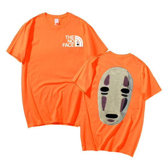 Unisex T-shirt uden ansigt med tryk