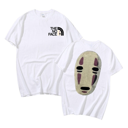 Unisex T-shirt uden ansigt med tryk