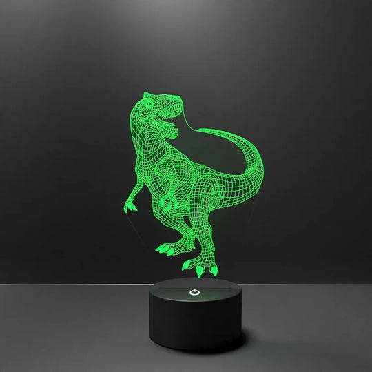 Unisex 3D Natlampe med Skiftende Farver og USB Betjening 1